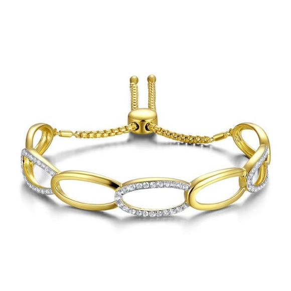 Brazalete de plata vermeil